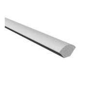 Homesmart 2 X White 19mm Quadrant Upvc Trim 1.2M Internal Corner Angle Trim