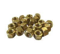 Homesmart 20 X Brass Exhaust Imperial Manifold Nuts 3/8" Unc High Temperature