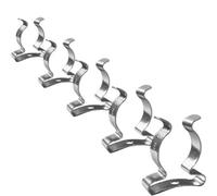 Homesmart 25 Pack Tool Spring Terry Clips, Wall Mounted Easy Fitting Heavy Duty For Garages, Sheds