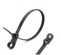 Homesmart 25 X Black Screw Mount Cable Ties 200mm X 48mm Car Chassis Body Zip Tie Fixing