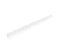 HomeSmart 2x White 1 Metre UPVC Plastic Corner Trim 40 x 40mm Waterproof & Durable Wall Corner Guard Edge Protector Easy to Install 90 Degree Trim for Corner Angles Walls, Fixtures & Furniture