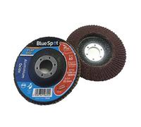 Homesmart 4 Pack 115mm Flap Disc 60 Grit for Angle Grinders Durable Aluminium Oxide Ideal for Grinding, Polishing, and Surface Preparation on Metal, Wood, and More Perfect Tool for DIY Projects
