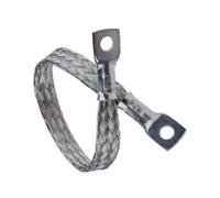Homesmart 450mm Copper Braid Battery Earth Strap, 8mm Ring Hole, Heavy Duty And Durable Ground Cable