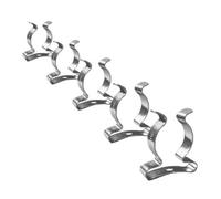 Homesmart 48 Pack Tool Spring Terry Clips, Wall Mounted Easy Fitting Heavy Duty For Garages, Sheds
