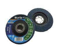 Homesmart 5 Pack 115mm Flap Disc 40 Grit for Angle Grinders Durable Zirconium Oxide Ideal for Grinding, Polishing, and Surface Preparation on Metal, Wood, and More Perfect Tool for DIY Projects