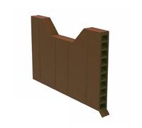 Homesmart 5 X Easy Trim Brown Brick Weep Vents For Cavity Wall Ventilation