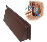 Homesmart Brown Cowl Air Vent Cover 9"x3" - Uv Stable, Weather Protection Vent Cover For Air Bricks