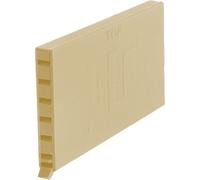 Homesmart Buff Brick Weep Vents, Pack Of 5 - 100mm X 64mm X 10mm, Ideal For Wall Ventilation