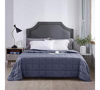 HomeSmart Cooling Weighted Blanket King Size 40 lbs, Designed with Hi-Tec Staycool Fabric On Both Sides of The Blanket, Machine Washable, Perfect for Couples