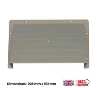 Homesmart Cream Cowl Air Vent Cover 9"x6" - Uv Stable, Weather Protection Vent Cover For Air Bricks