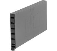 Homesmart Grey Brick Weep Vents, Pack Of 10 - 100mm X 64mm X 10mm, Ideal For Wall Ventilation