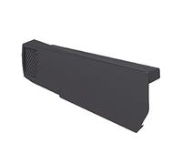 Homesmart Slate Grey Dry Verges, Universally Handed Units for Gable Apex Roof Tiles, Black