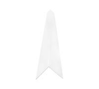 Homesmart White 1 Metre UPVC Plastic Rigid Angle Corner Trim 10 x 10mm, 90 Degree Right Angle Profile, Durable Weatherproof uPVC Moulding for Wall Edges, Corners, DIY, Bathroom & Kitchen, Pack of 1