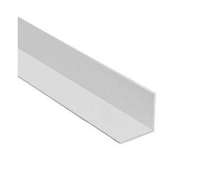 Homesmart White 1 Metre UPVC Plastic Rigid Angle Corner Trim 25 x 25mm, 90 Degree Right Angle Profile, Durable Weatherproof uPVC Moulding for Wall Edges, Corners, DIY, Bathroom & Kitchen, Pack of 2