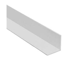 Homesmart White 1 Metre UPVC Plastic Rigid Angle Corner Trim 40 x 40mm, 90 Degree Right Angle Profile, Durable Weatherproof uPVC Moulding for Wall Edges, Corners, DIY, Bathroom & Kitchen, Pack of 5