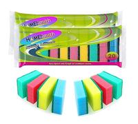 HOMESmith - Colourful Sponge Scourers - Dual Sided Dish Washing & Cleaning Sponges - Absorbent, Non-Scratch, Reusable Scourers - 2 x 20 Pack