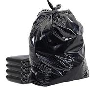 HOMESmith Extra Large & Extra Heavy Duty Refuse Sacks, Black Colour Bin Bags Pack of 20
