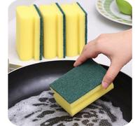 HOMESmith Heavy Duty Scrub Sponge DualSided Dishwashing Cleaning Sponge fo