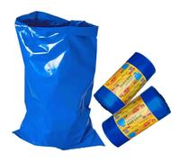 HOMESmith HSBB-050 Heavy Duty Extra Strong Rubble Sacks BB2154221, Blue Plastic, 30 kilograms