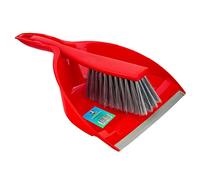 HOMESmith Made in Italy Dustpan & Brush Set, Red