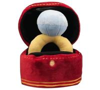 HomeSoGood Squeak Plush Toy, Interested Diamond Ring Case, Stuffed Pet Chew Soft Pet Supplies