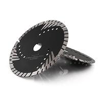 HOMESOM 150mm Diamond Saw Blade for Granite Marble Concrete Cutting Disc with Protection Teeth