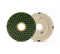 HOMESOM 1PC 6 Inch Snail Lock Edge Polishing Pad Diamond Edge Polishing Wheels for Granite Marble Stone Tile (Grit 3000)