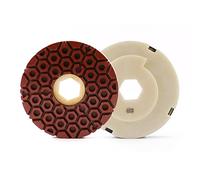 HOMESOM 1PC 6 Inch Snail Lock Edge Polishing Pad Diamond Edge Polishing Wheels for Granite Marble Stone Tile (Grit 400)
