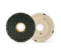 HOMESOM 1PC 6 Inch Snail Lock Edge Polishing Pad Diamond Edge Polishing Wheels for Granite Marble Stone Tile (Grit 50)