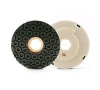 HOMESOM 1PC 6 Inch Snail Lock Edge Polishing Pad Diamond Edge Polishing Wheels for Granite Marble Stone Tile (Grit 100)