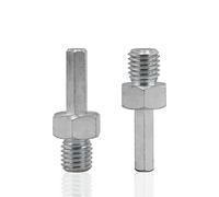 HOMESOM 2pcs Drill Arbor Adapter M14 Thread to 3/8 Inch Adapter Hexagon Shank for Core Drill Bit Hole Saw