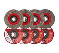 HOMESOM 4" Diamond Grinding Wheel Flap Disc,100mm Angle Grinder Sanding Disc Stone Metal Plastic Abrasive Tool 4pcs(60/120/200/400)