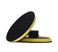 HOMESOM 4 Inch 2 Pieces Backing Plates Polishing Buffing Pads Holder Hook & Loop Backer Pad Thread M14 Car Polishing Tool