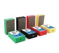 HOMESOM 4PCS Diamond Hand Polishing Pads Electroplated Diamond Tools Pads for Grante MarbIe Stone Glass