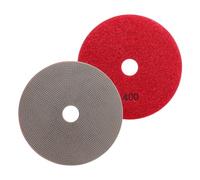 HOMESOM 5 Inch Electroplated Diamond Polishing Pads for Stone Ceramic Metals Granite Marble Grinding for Sander Grinder(Grit 400-1pc)