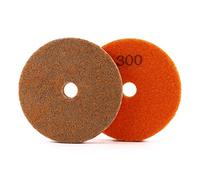 HOMESOM 5 inch Polishing Pads Wet Use Sanding Disc Concrete Granite Marble Cleaning Buffing Wheel Grit 300