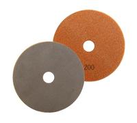 HOMESOM 6" Electroplated Diamond Polishing Pads 150mm Sanding Discs Wet Use for Concrete Glass Granite Marble Grinding Tool Grit 200