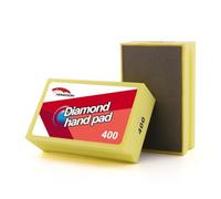 HOMESOM Diamond Hand Polishing Pads Electroplated Diamond Tools Pad Sanding Block for Grante MarbIe Stone Glass 400 Grit