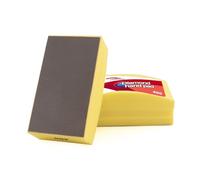 HOMESOM Diamond Hand Polishing Pads For Granite Stone Concrete Marble Foam Back Arc Design Electroplate Sanding Pads 400 Grit