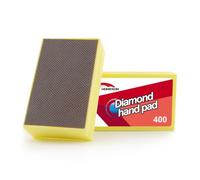 HOMESOM Electroplated Diamond Hand Polishing Pads 400 Grit Glass Grinding Pad Stone Marble Ceramic Hand DIY Tool