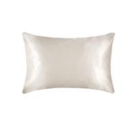 HomeSpace Direct 100% Mulberry Silk Pillowcase in White | Size: Standard Pillow Case HomeSpace Direct White Standard Pillow Case
