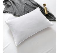 HomeSpace Direct 8 x Duck Feather and Down Pillows with Cotton Cover - White