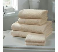HomeSpace Direct Balborough Egyptian Cotton 6 Piece Towel Bale - Light Brown