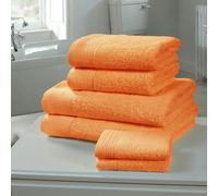 HomeSpace Direct Balborough Egyptian Cotton 6 Piece Towel Bale - Orange