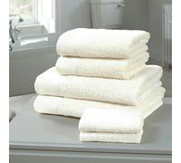 HomeSpace Direct Balborough Egyptian Cotton 6 Piece Towel Bale - White