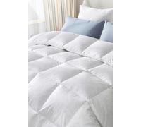 HomeSpace Direct Duck Feather And Down Duvet Quilt Hotel Quality 10.5 tog Summer - White - King