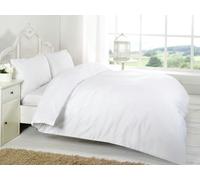 HomeSpace Direct Egyptian Cotton 16" Fitted Sheet 200 Thread Count Light - White - Single - 16" Fitted Sheet