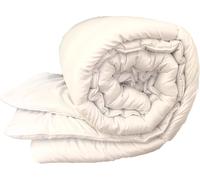 HomeSpace Direct Hollowfibre Duvet Quilt 13.5 tog Warm Duvet with Microfibre Cover in White | Size: King HomeSpace Direct White King