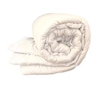 HomeSpace Direct Hollowfibre Duvet Quilt 13.5 tog Warm Duvet with Polycotton Cover in White | Size: Double HomeSpace Direct White Double