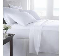 Homespace Direct Ltd 400 Thread Count 100% Egyptian Cotton Flat Sheets White